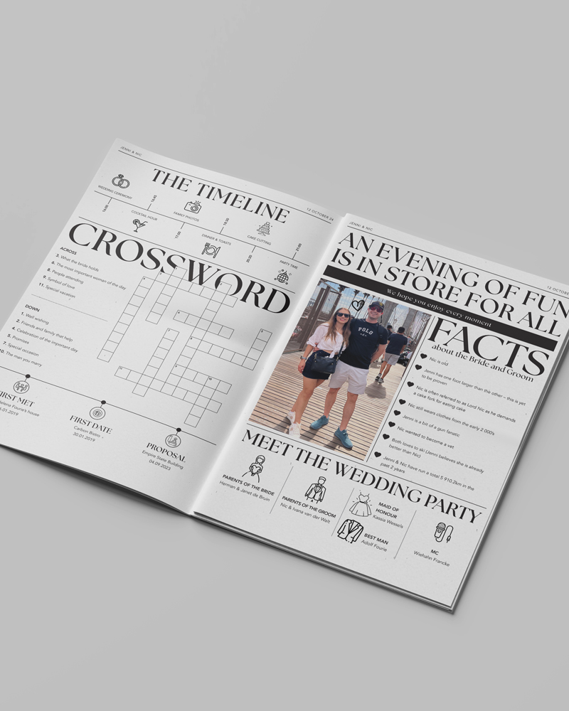 Wedding Newspaper