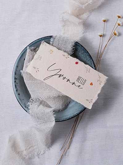 Flat Place Card