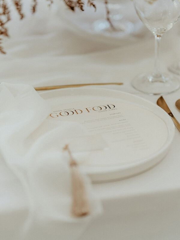 Round Plate Menus